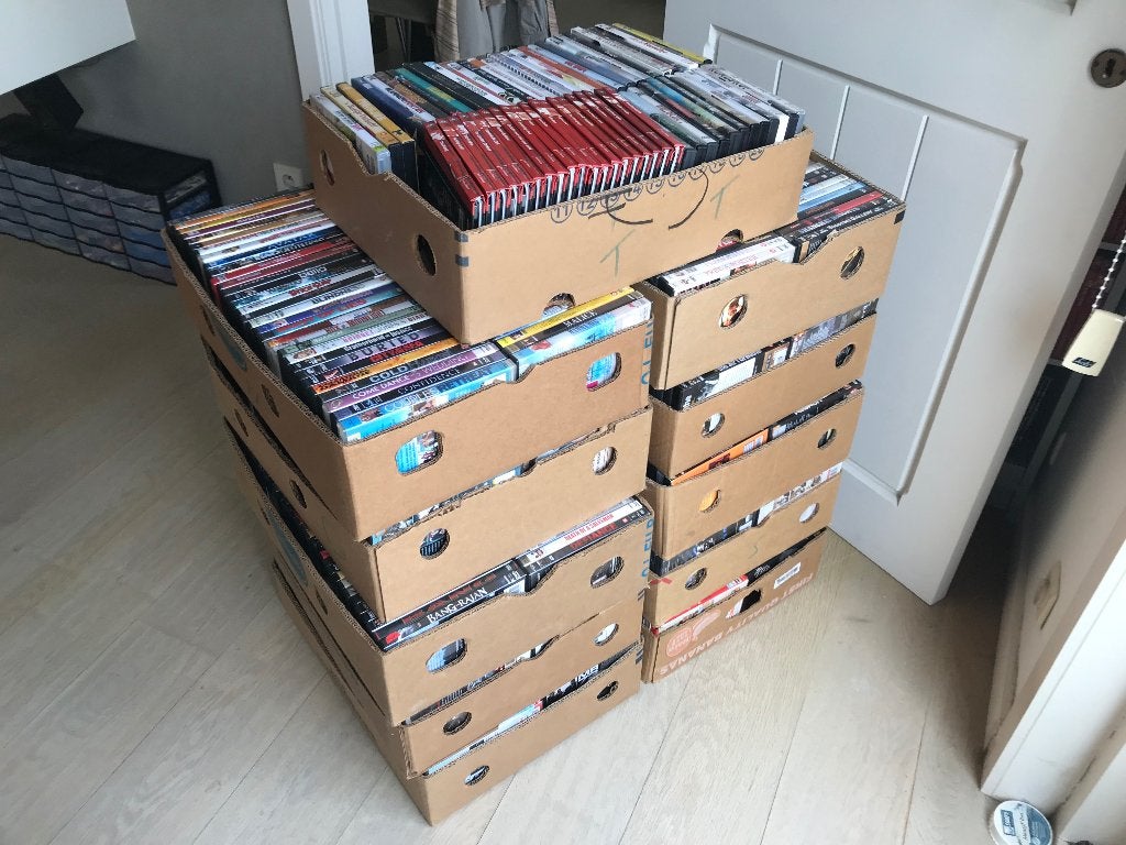 DVD collectie +700 films, Alle leeftijden, Ophalen, Gebruikt