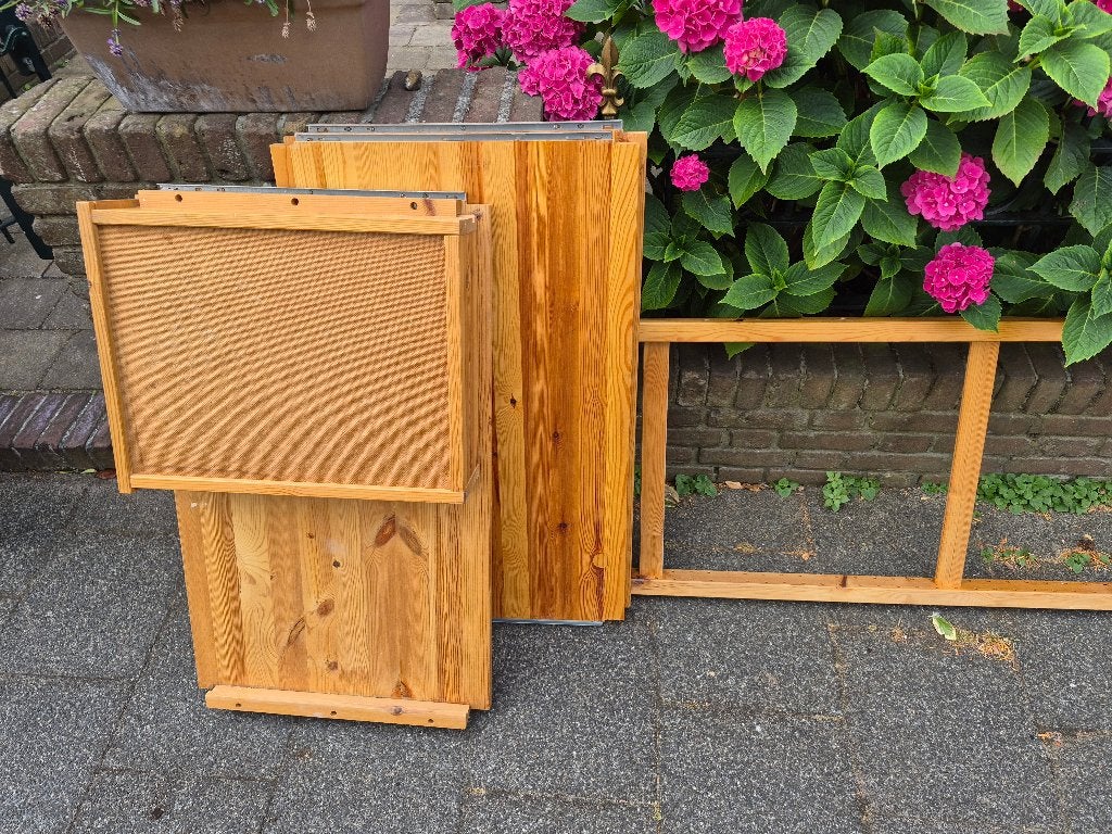 Ikea Rek, Ivar, massief grenen 60 x 80 cm, boeken,  1 x lade, Ophalen, Met plank(en), Gebruikt, 100 tot 150 cm