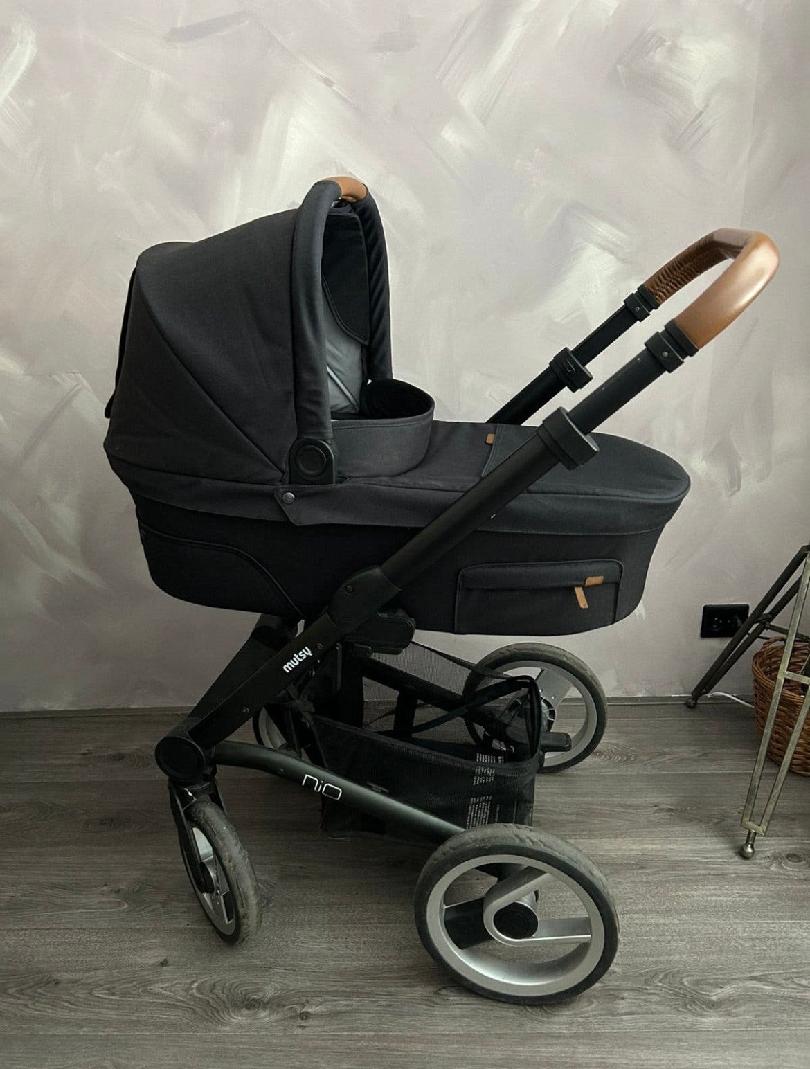 Mutsy Nio kinderwagen + reiswieg, Ophalen, Gebruikt, Combiwagen, Mutsy