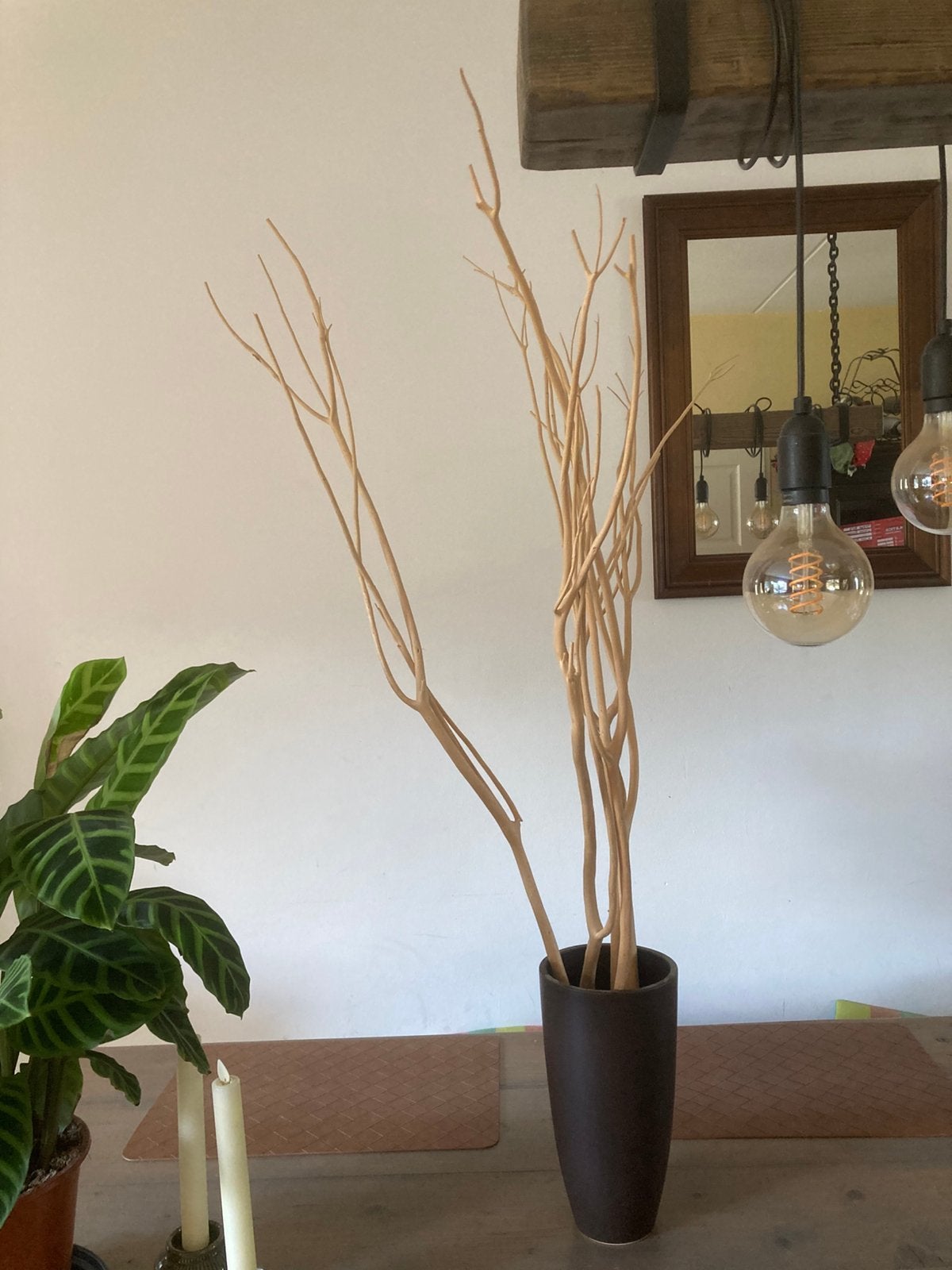 Decoratieve takken, echt hout, 1 meter hoog, zonder vaas, Ophalen, Zo goed als nieuw