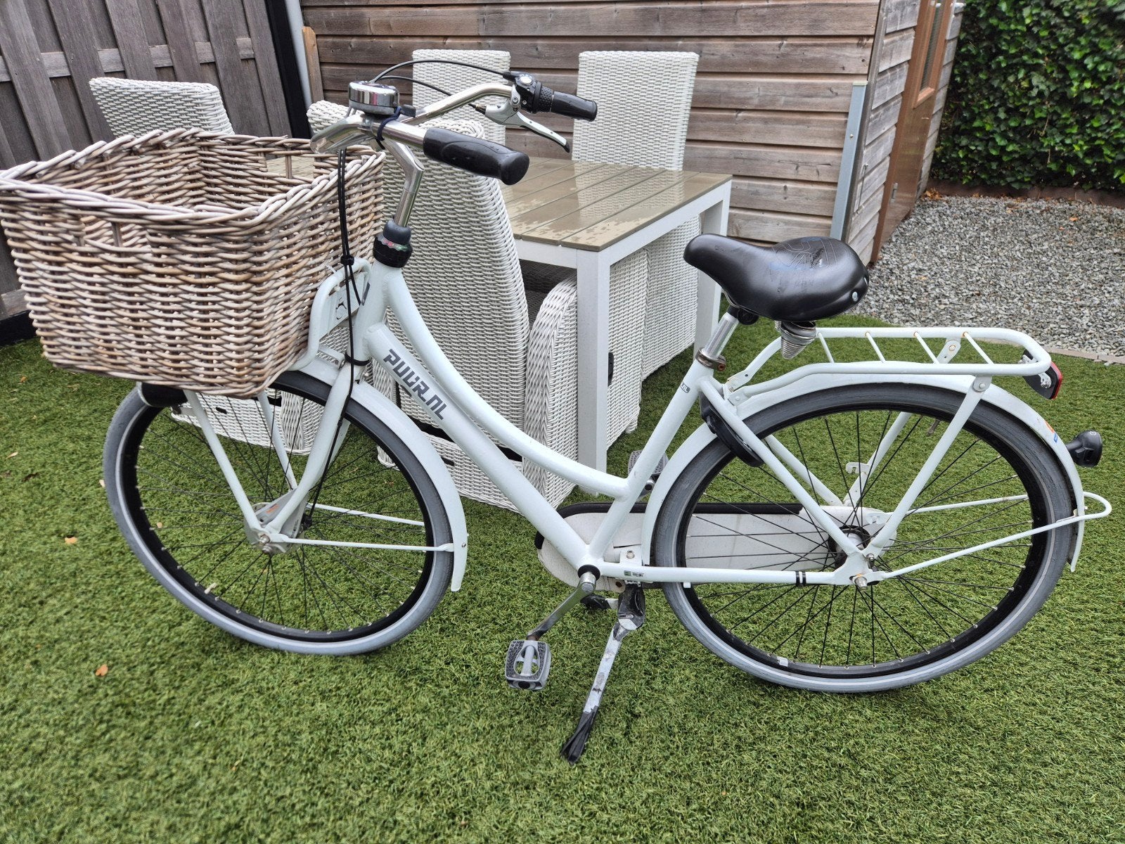 Gazelle puur incl rietenmand, Ophalen, Gebruikt