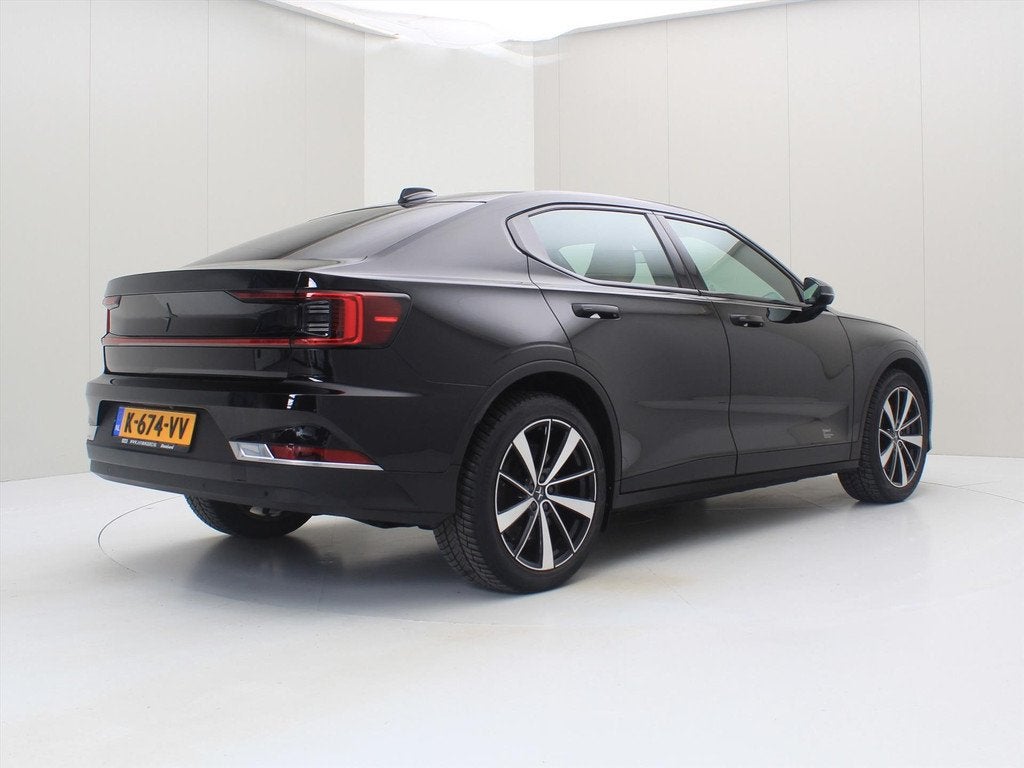 Polestar 2 Long Range Dual Motor 408PK 78kWh 89% SoH [ LEDER, Auto's, Polestar, Polestar 2, Gebruikt, Beige, Zwart