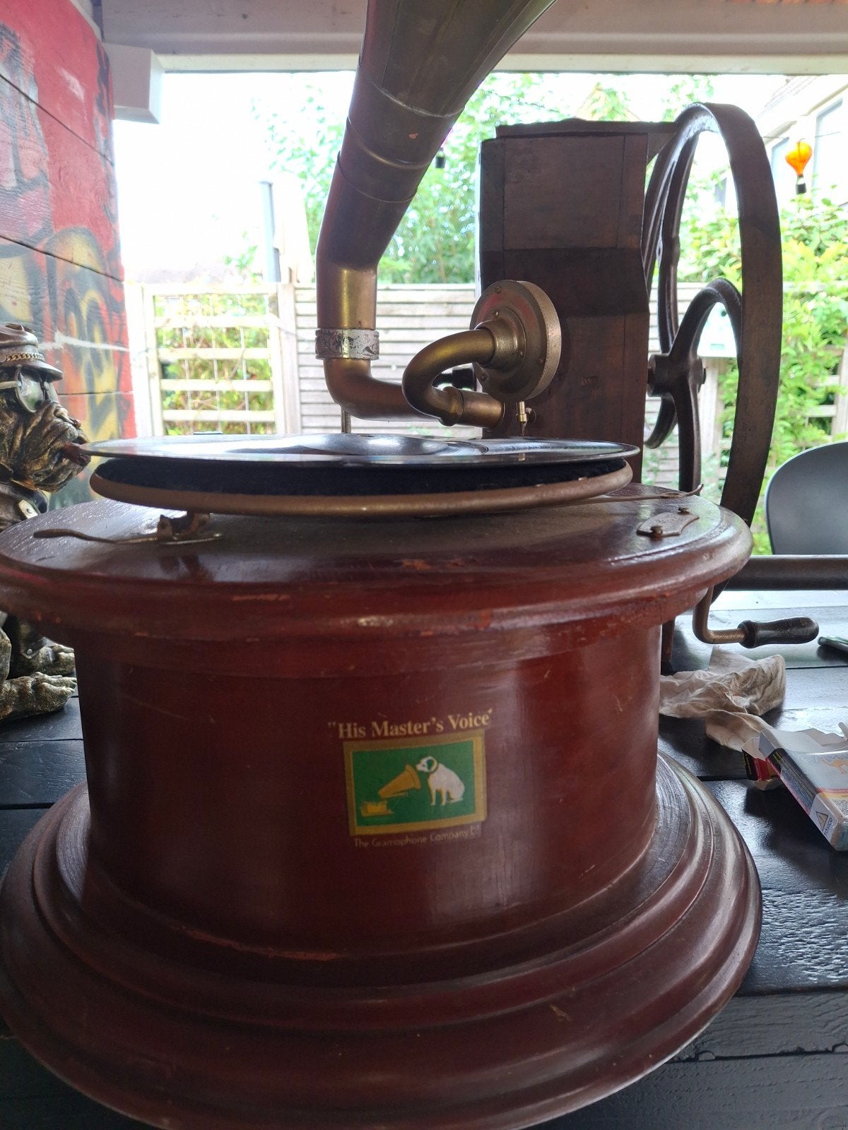 his masters voice grammofoon speler, Antiek en Kunst, Ophalen of Verzenden