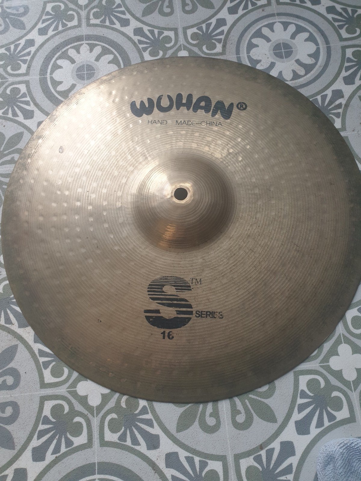 Wuhan S Series 16 inch Crash Bekken, Ophalen, Gebruikt