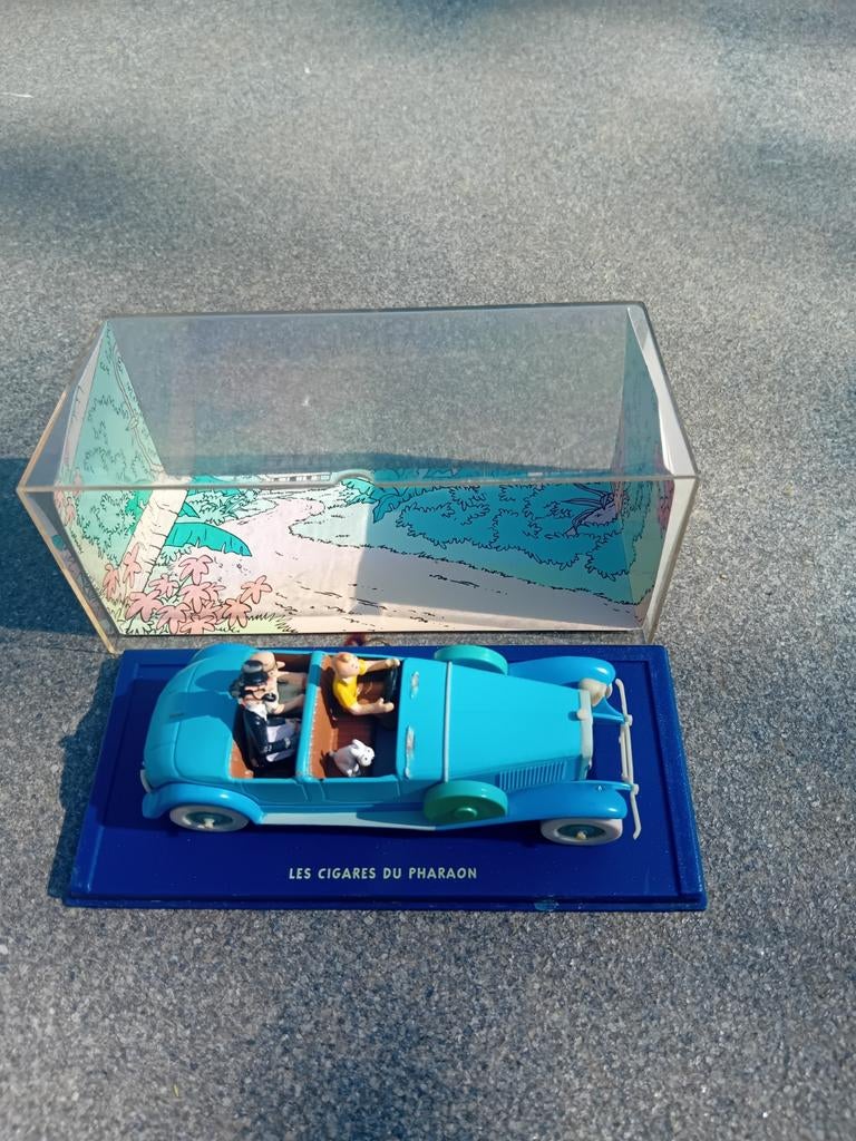Kuifje auto Les Cigares du Pharaon, Hobby en Vrije tijd, Modelauto's | Overige schalen, Ophalen of Verzenden
