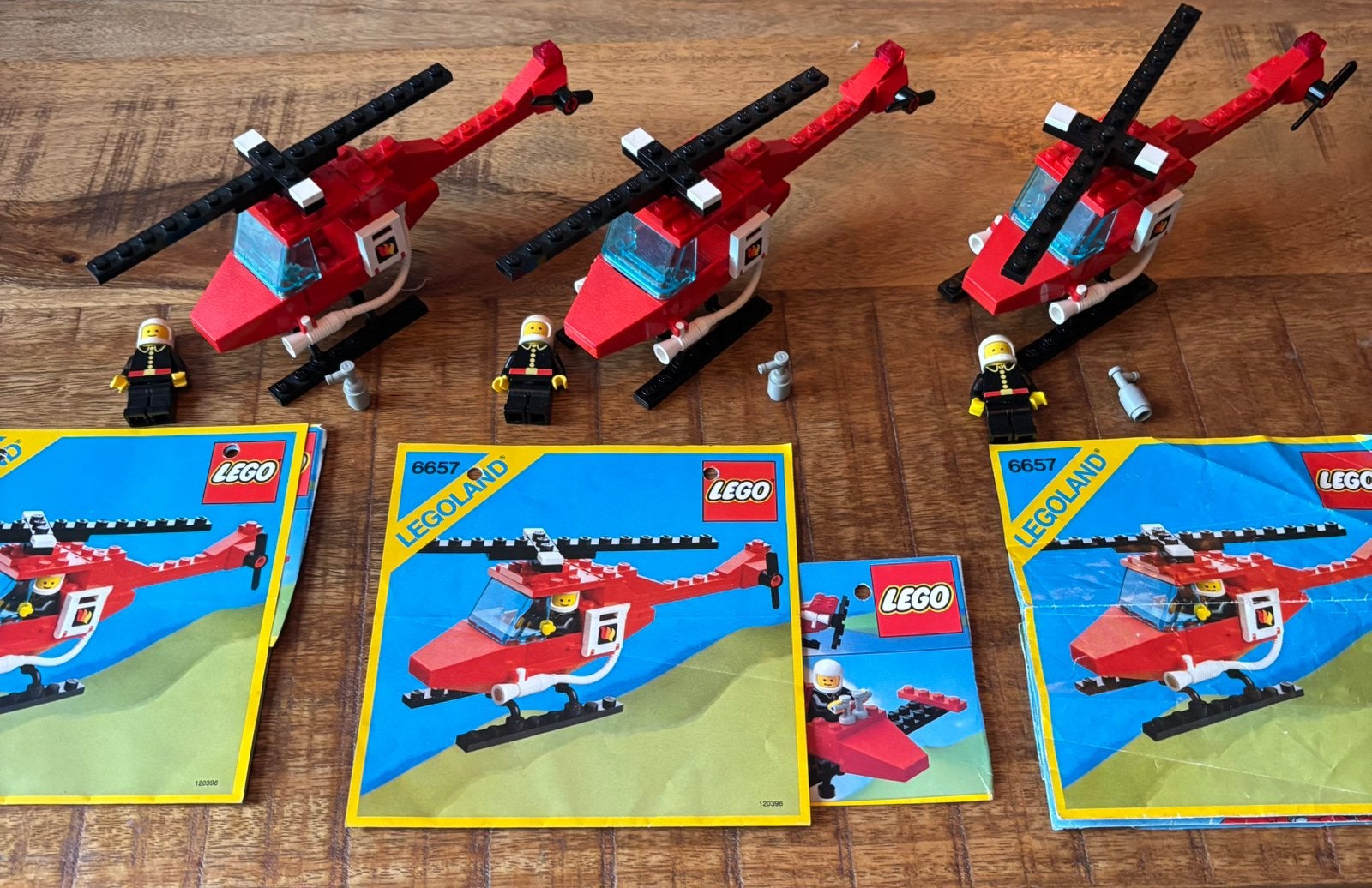 Partij lego brandweer sets a 9 stuks, Gebruikt, Compleet, Lego, Ophalen of Verzenden