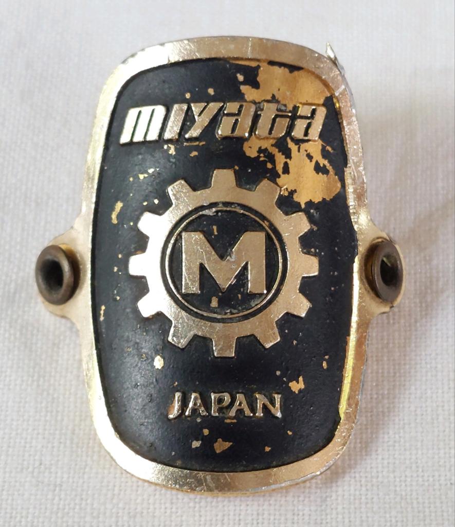 Miyata racefiets balhoofdplaatje Japan Koga fiets plaatje, Ophalen of Verzenden, Gebruikt, Staal, Koga Miyata