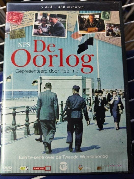 NPS De Oorlog - 5 DVD Boxset WOII Documentaire Rob Trip, Boxset, Ophalen of Verzenden, Zo goed als nieuw, Politiek of Geschiedenis