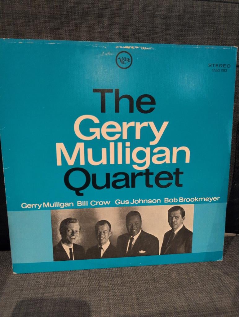 LP - The Gerry Mulligan Quartet - The Gerry Mulligan Quartet, 1960 tot 1980, Gebruikt, Ophalen of Verzenden, 12 inch