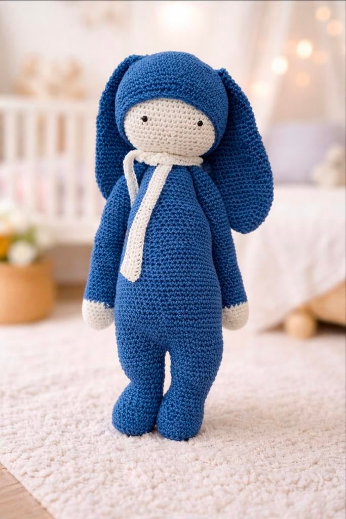 Amigurumi konijn 35cm, Overige karakters, Ophalen of Verzenden, Middelgroot (20 tot 80 cm), Konijn