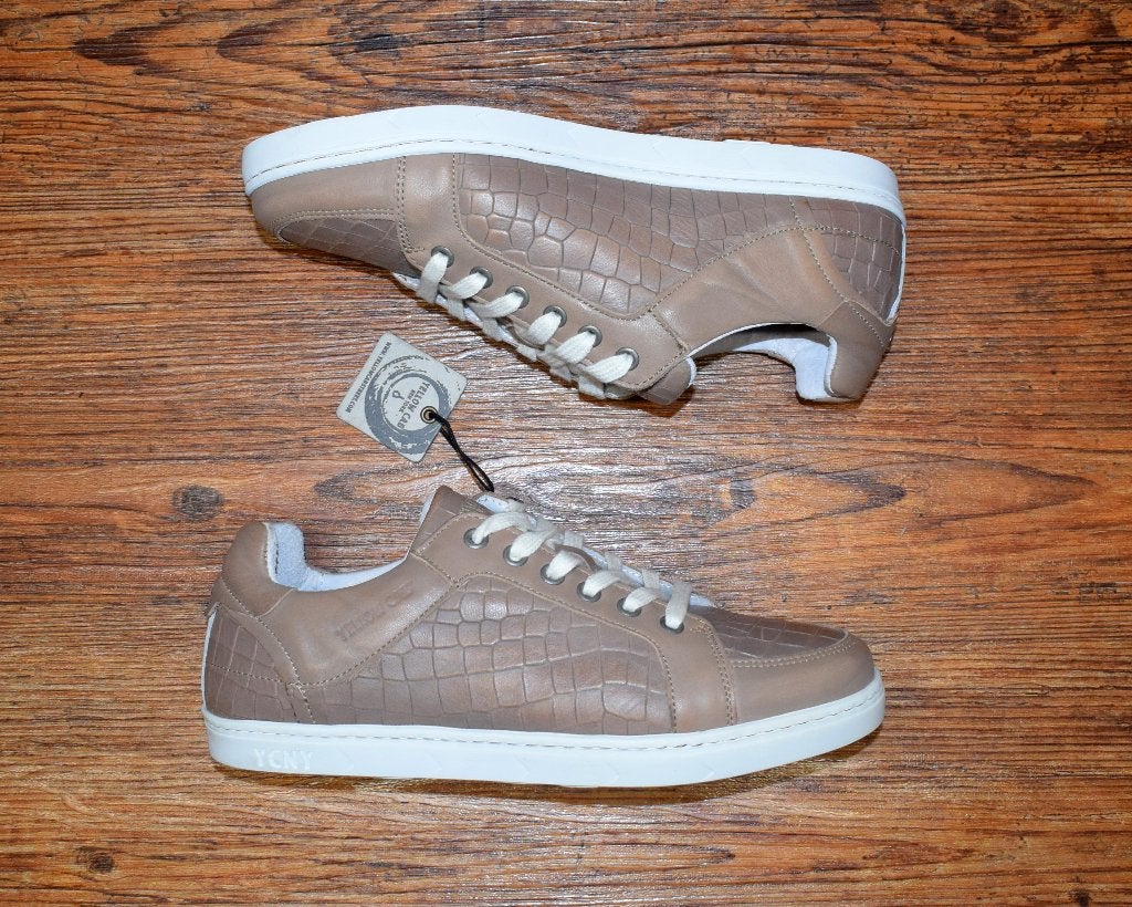 YELLOW CAB - leren Element sneakers Taupe - maat 41, Kleding | Heren, Overige kleuren, Nieuw, Ophalen of Verzenden, Sneakers of Gympen