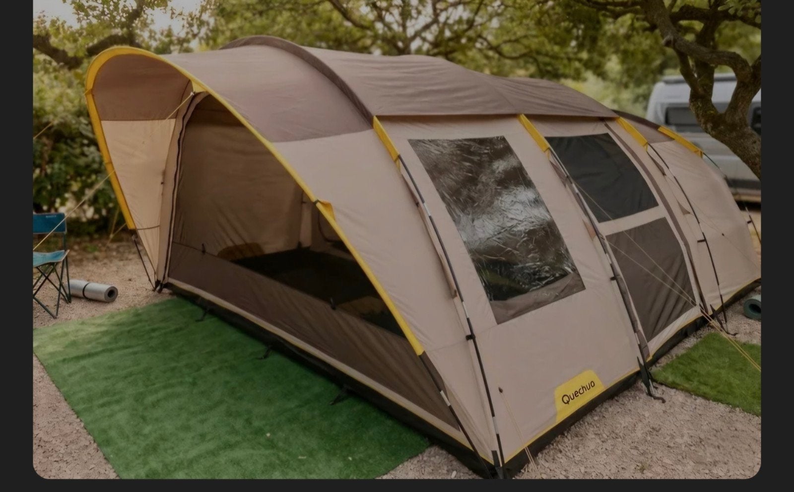 Quechua T6.2 XL Air B familietent, Caravans en Kamperen, Tenten, Ophalen