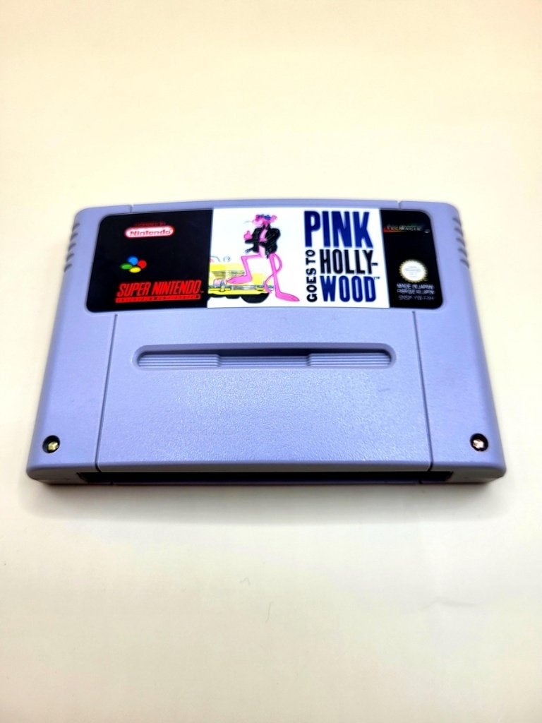 Pink Goes To Hollywood - Super Nintendo - SNES, Spelcomputers en Games, Nintendo, Nintendo support, 1 speler, Eén computer