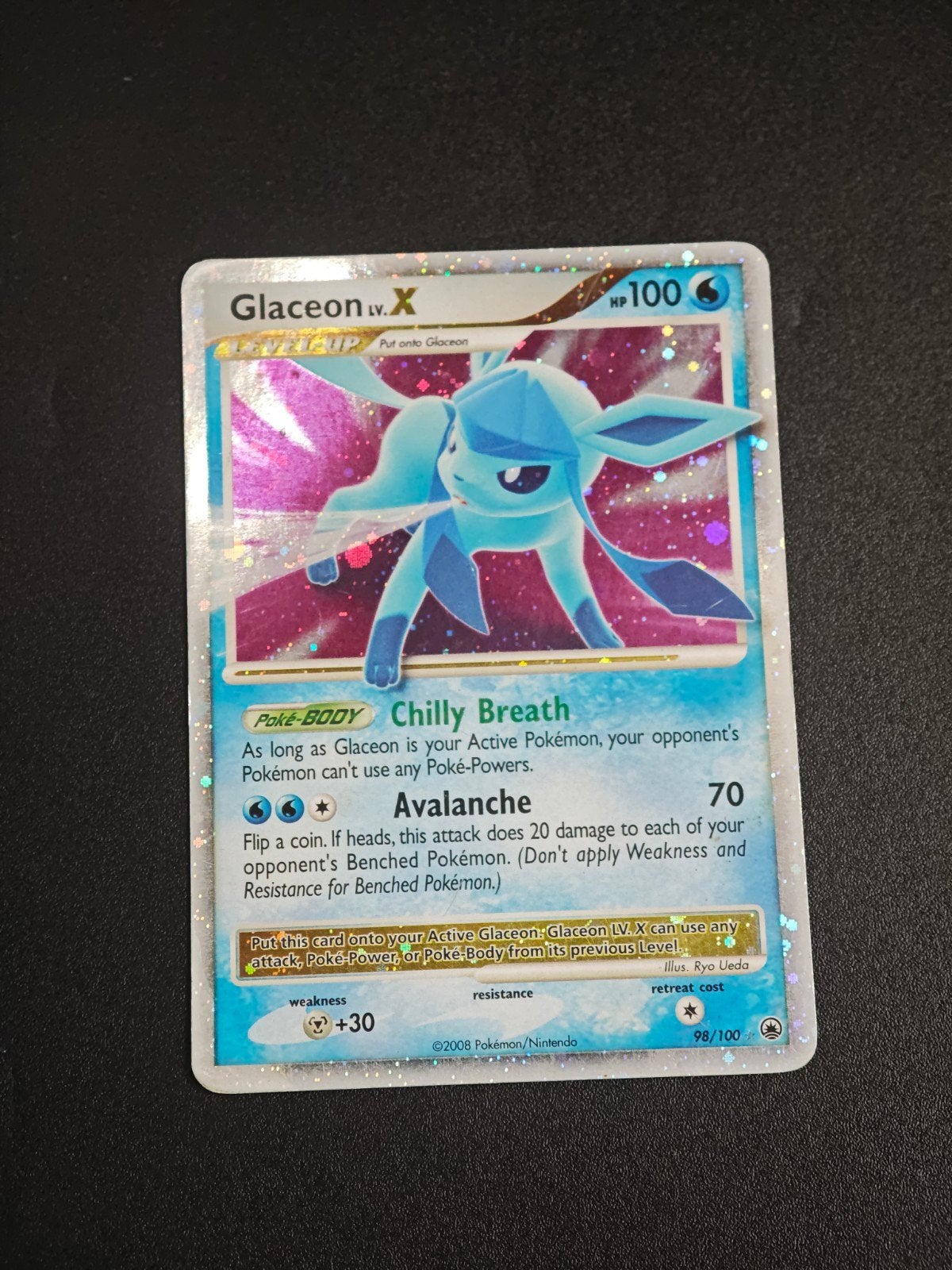 Glaceon LV.X 98 Majestic dawn, Ophalen of Verzenden