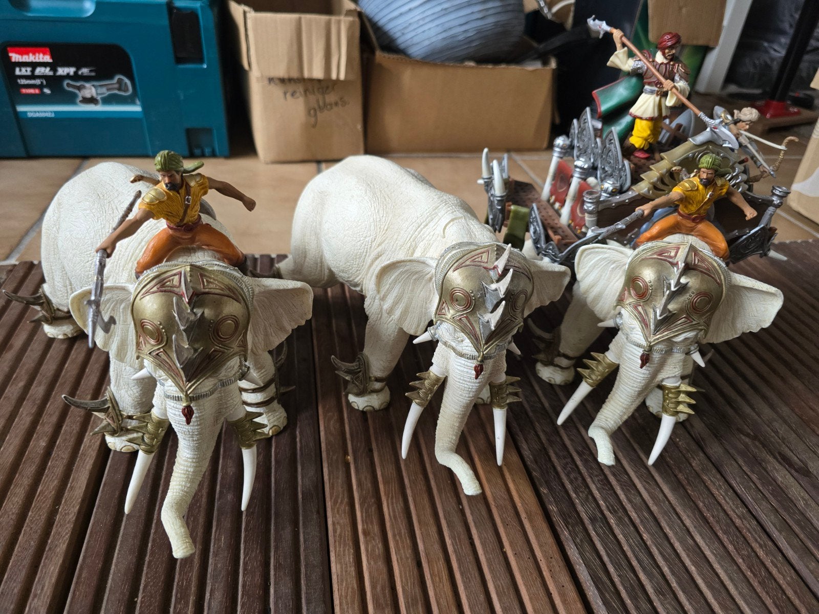 schleich dieren olifanten, Verzamelen, Ophalen of Verzenden, Zo goed als nieuw, Wild dier, Beeldje of Figuurtje
