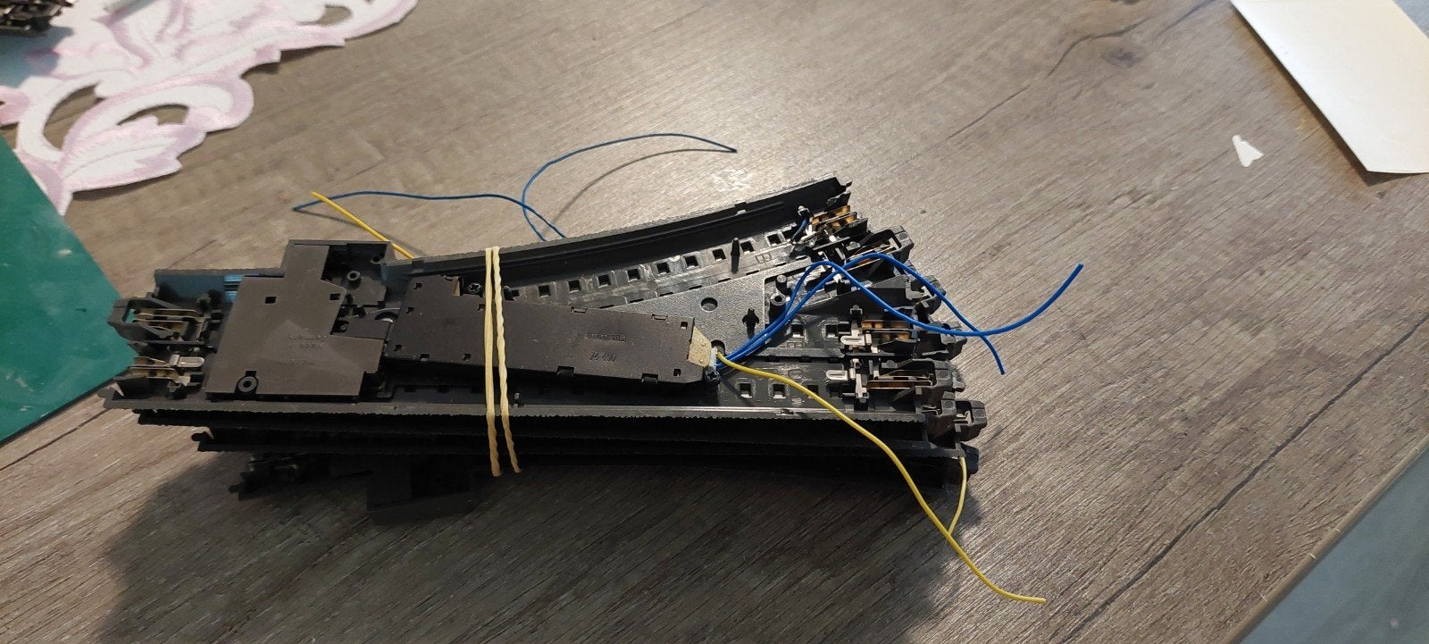 Wissels marklin elektrische, Hobby en Vrije tijd, Modeltreinen | Overige schalen, Wisselstroom, Gebruikt, Rails, Ophalen of Verzenden