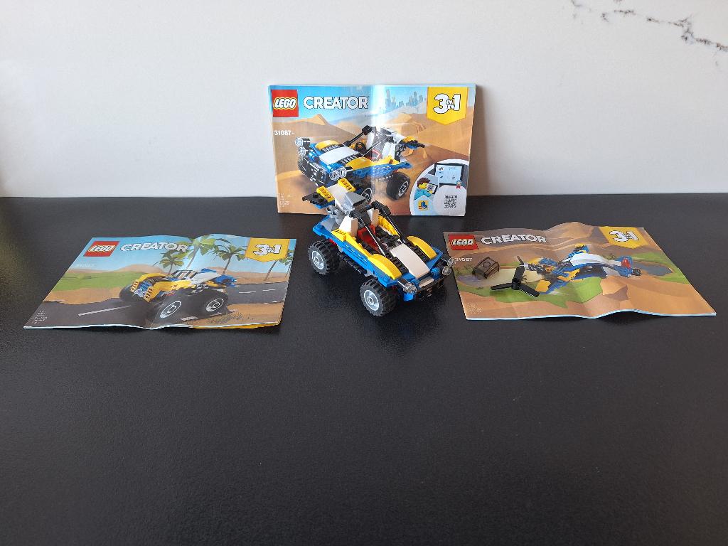 Lego 31087 Creator - Dune Buggy (3in1), Lego, Compleet, Ophalen of Verzenden, Zo goed als nieuw