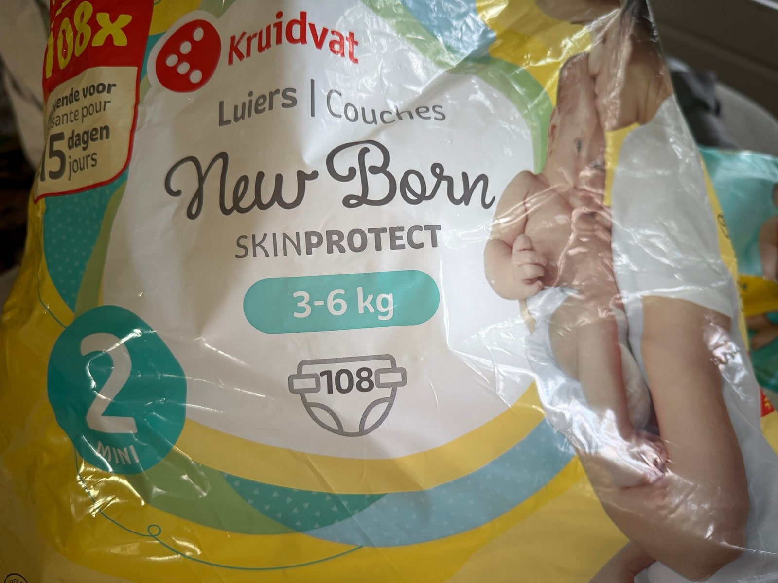 Luiers maat 1&2: Kruidvat en Pampers Premium Protection, Ophalen of Verzenden, Nieuw