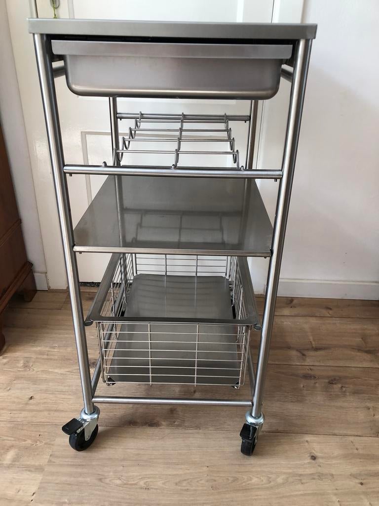 Keukentrolley Ikea Grundtal, Ophalen, Gebruikt, 50 tot 100 cm, Minder dan 100 cm