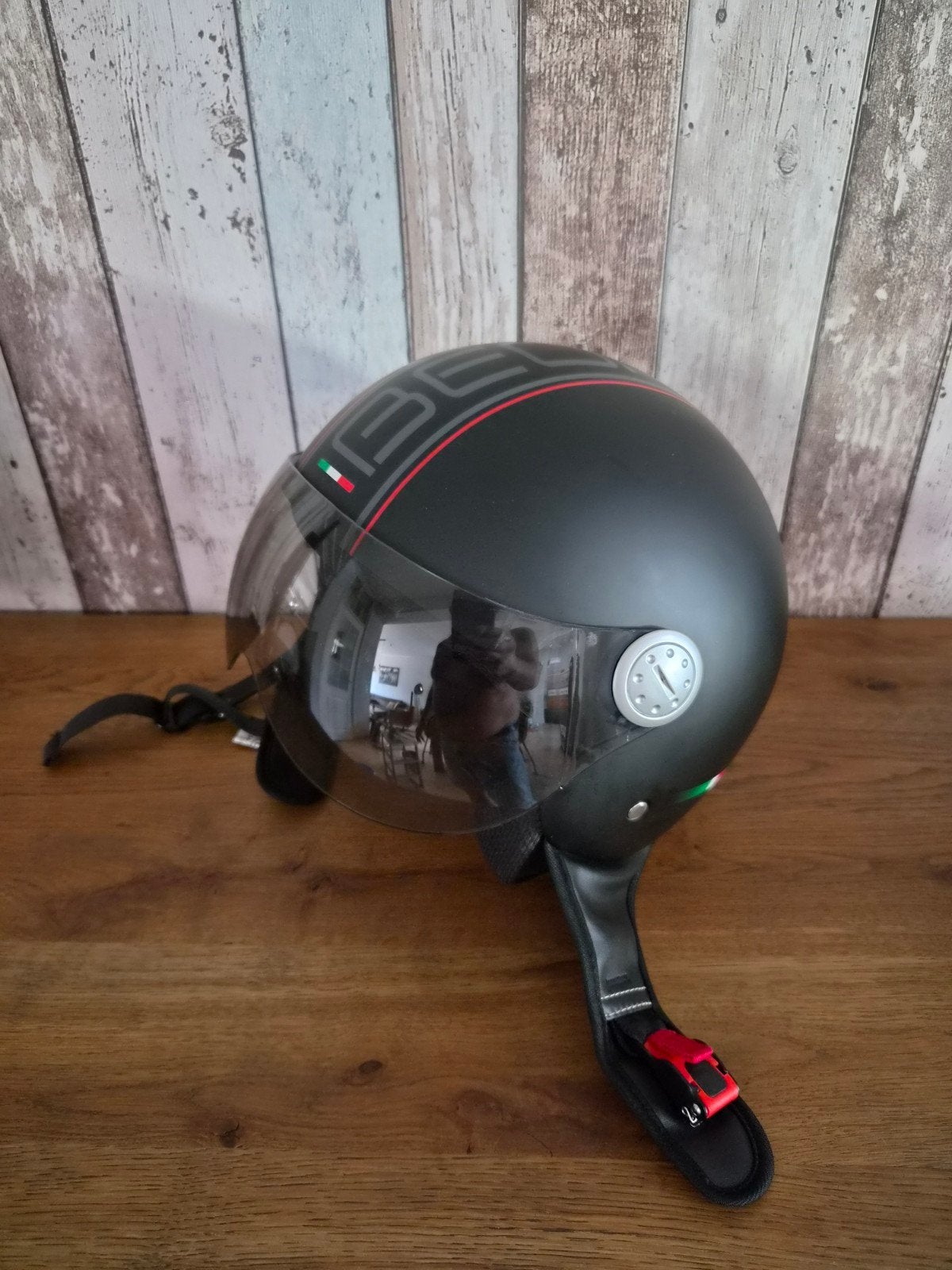 Beon B-100E Scooterhelm Mat Zwart Maat M, Fietsen en Brommers, Ophalen of Verzenden, Nieuw, Medium, Beon