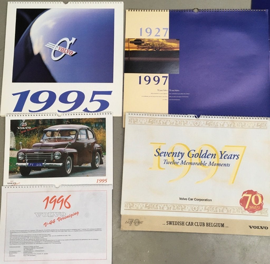 Dealer kalender. Volvo 1995, 97, 98 en 99 m.prachtfoto's ., Ophalen, Zo goed als nieuw, Auto's
