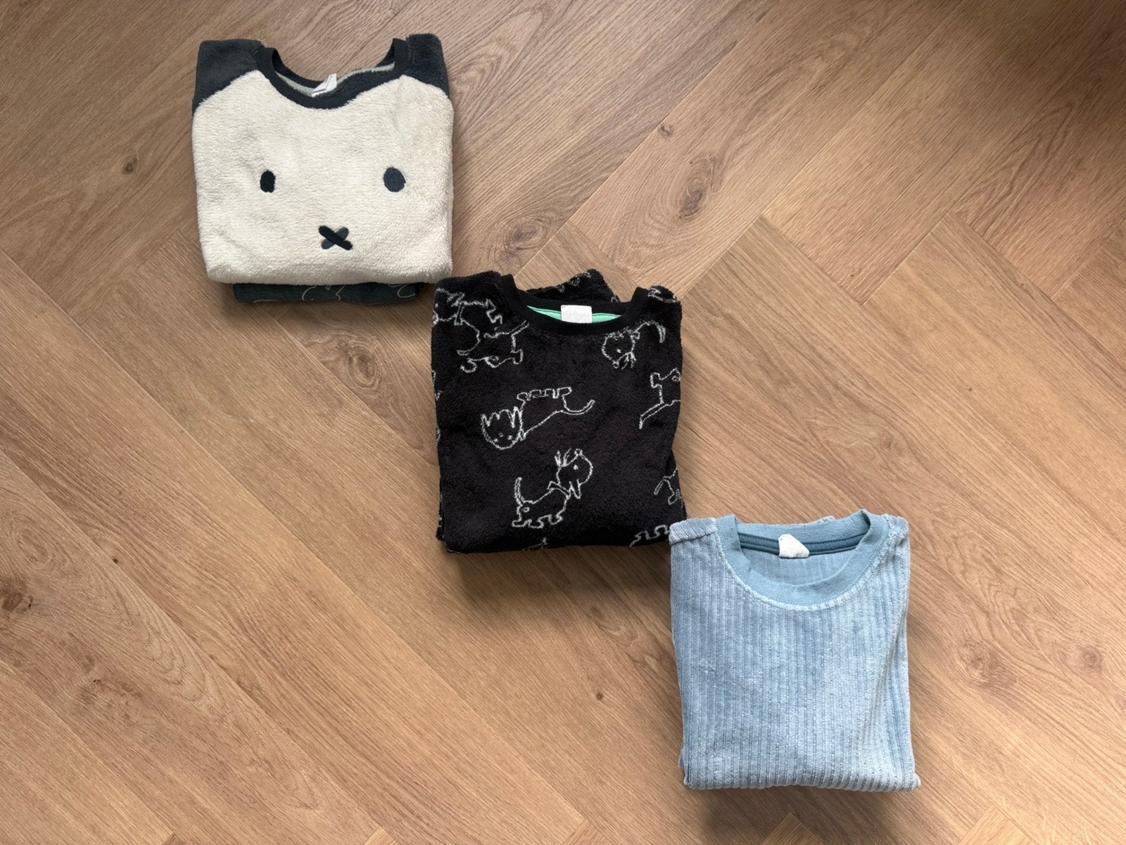 3 stuks Hema pyjama maat 110/116, Ophalen of Verzenden, Gebruikt, Jongen of Meisje, Nacht- of Onderkleding