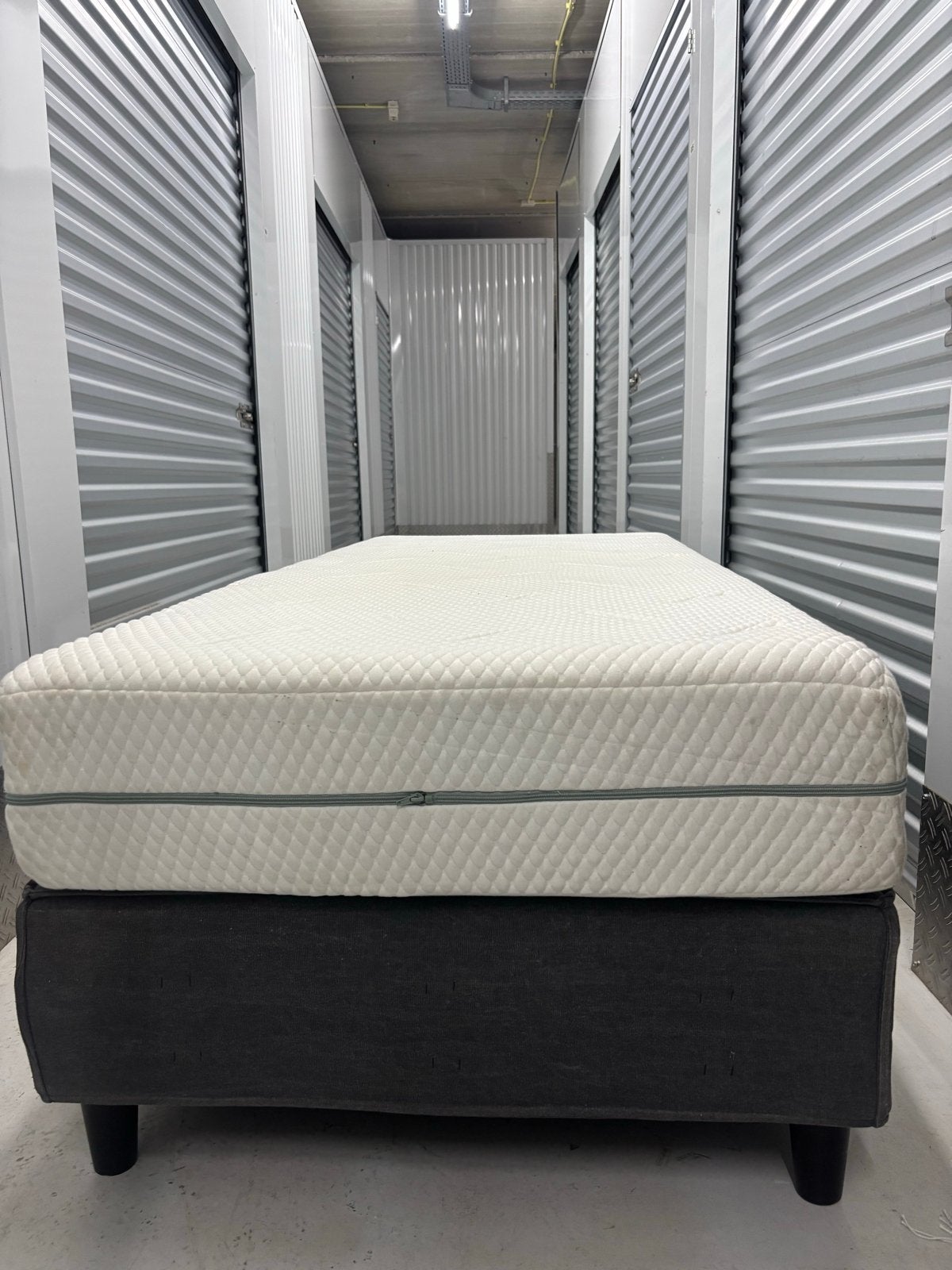 Eenpersoons bed | Wellpur Matras, Ophalen, Gebruikt, 90 cm, Eenpersoons