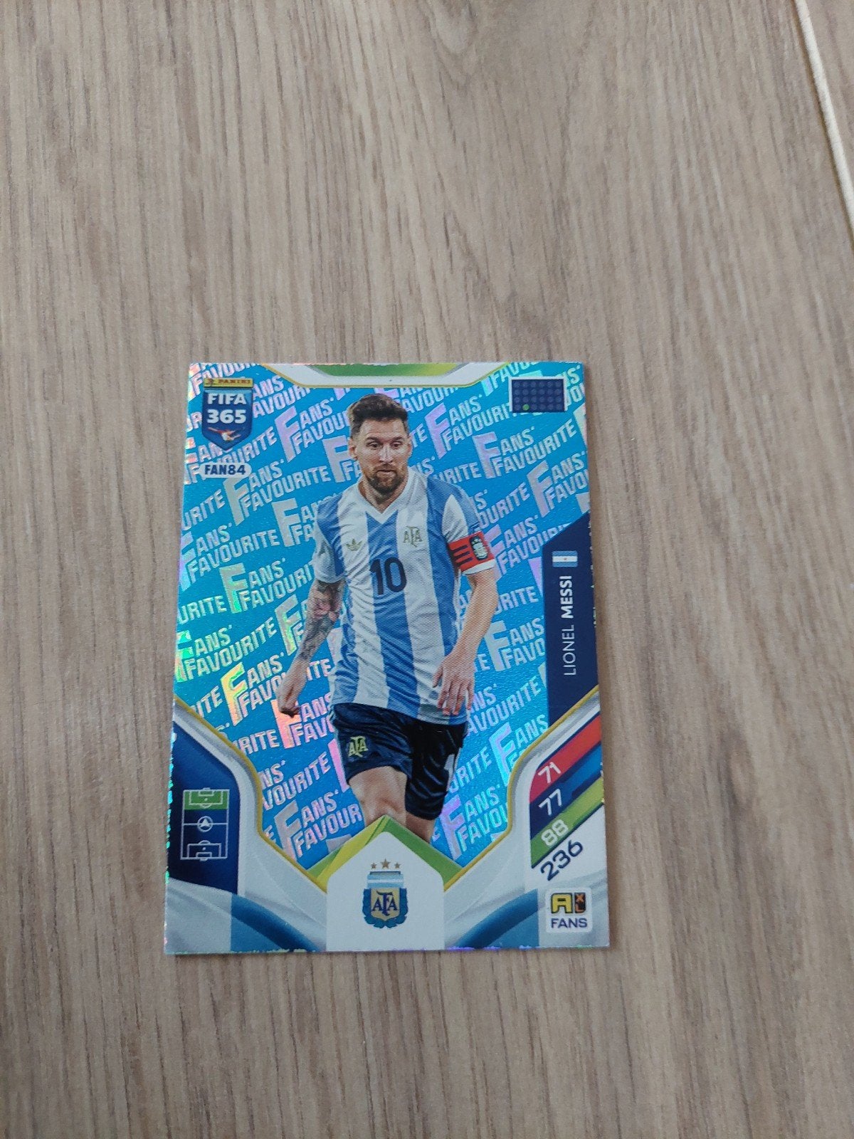 FIFA 365 Fans Favourites Lionel Messi Spelerskaart, Ophalen of Verzenden, Zo goed als nieuw, Buitenlandse clubs, Spelerskaart
