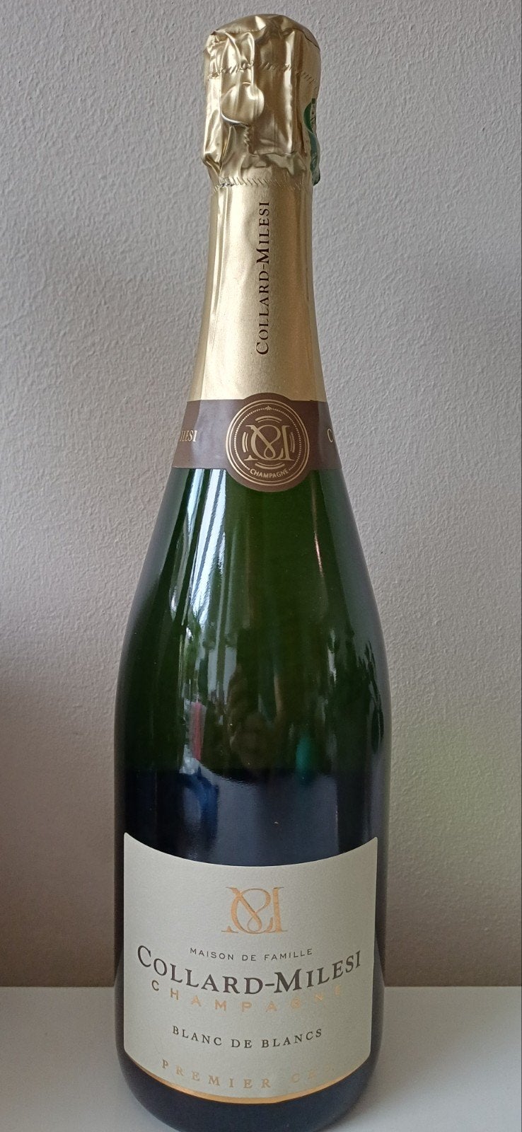 Collard-Milesi Champagne Blanc de Blancs Premier Cru, Ophalen, Frankrijk, Nieuw, Champagne
