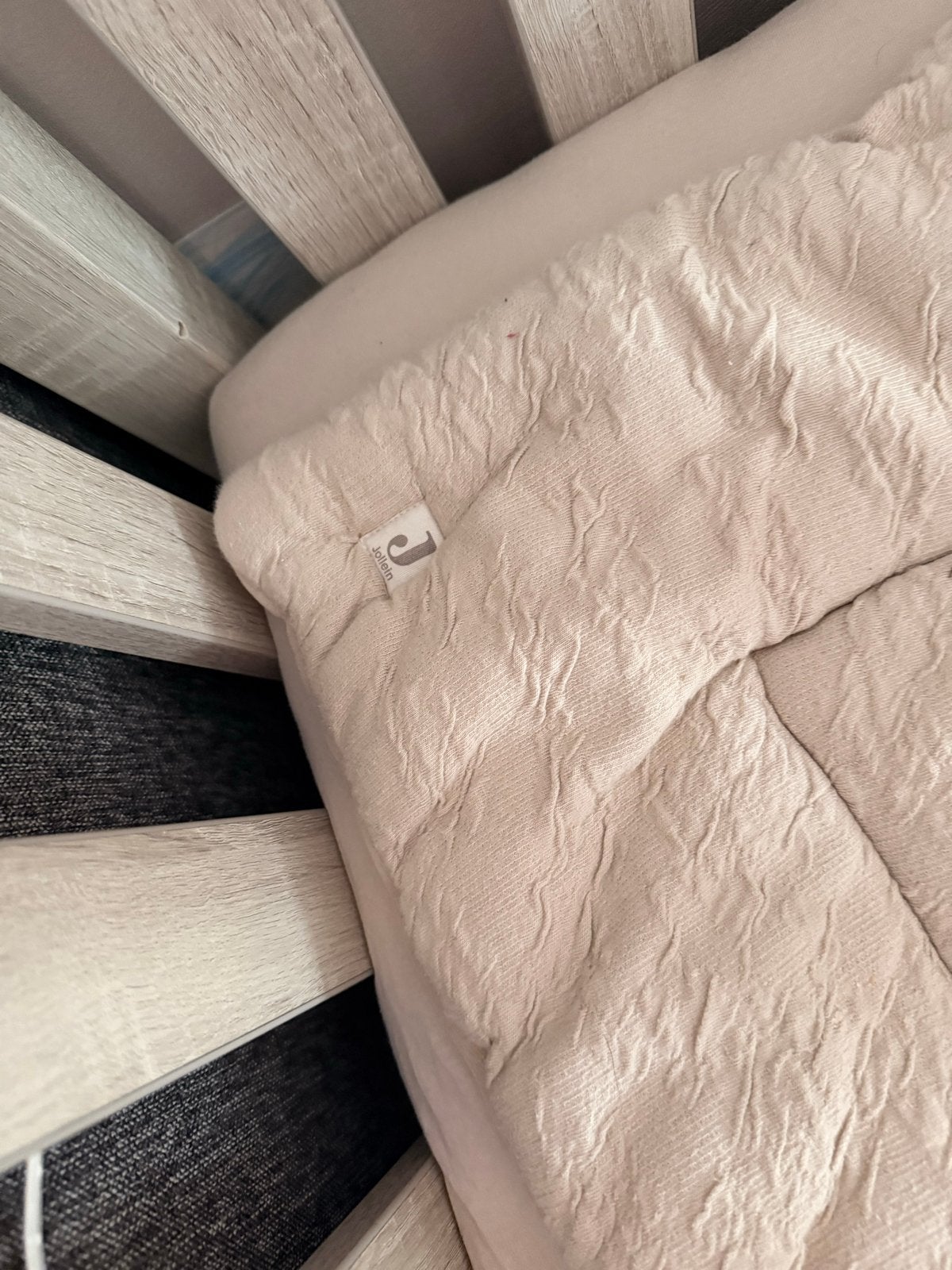TWF Box met lade - Houten babybox, Ophalen, 70 tot 85 cm, Zo goed als nieuw, Lattenbodem