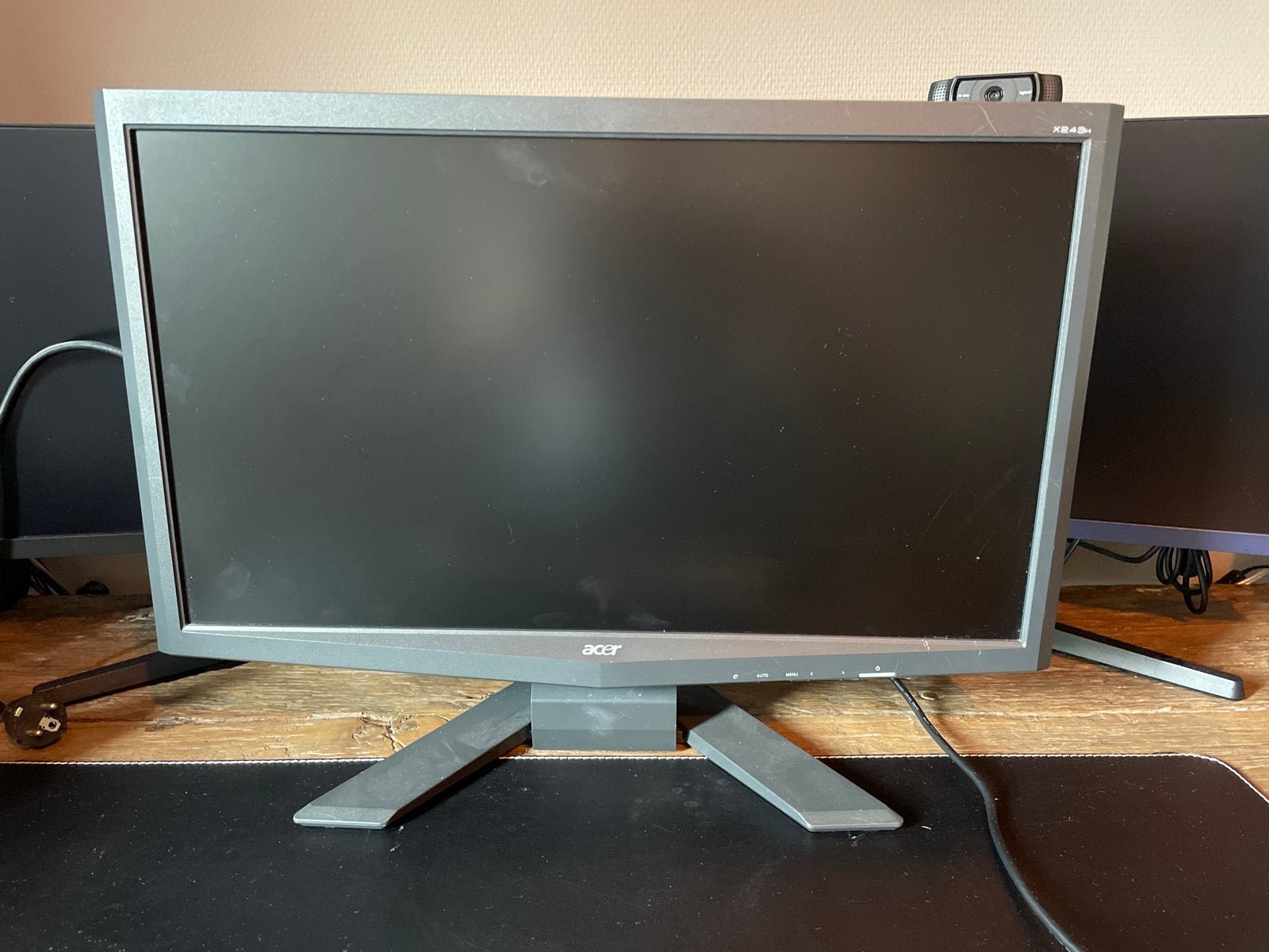 Acer X243H LCD Monitor met VGA naar USB-C kabel, Computers en Software, Ophalen, Gebruikt, Overige typen, VGA