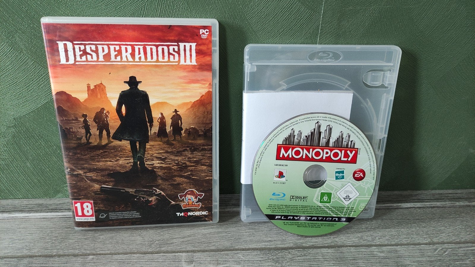 Monopoly ps3 en gratis desperados 3 pc game, 3 spelers of meer, Ophalen of Verzenden, Zo goed als nieuw, Vanaf 3 jaar