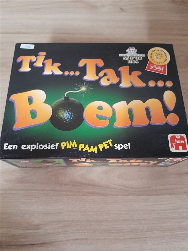 tik tak boem - s4604, Hobby en Vrije tijd, Verzenden, Zo goed als nieuw