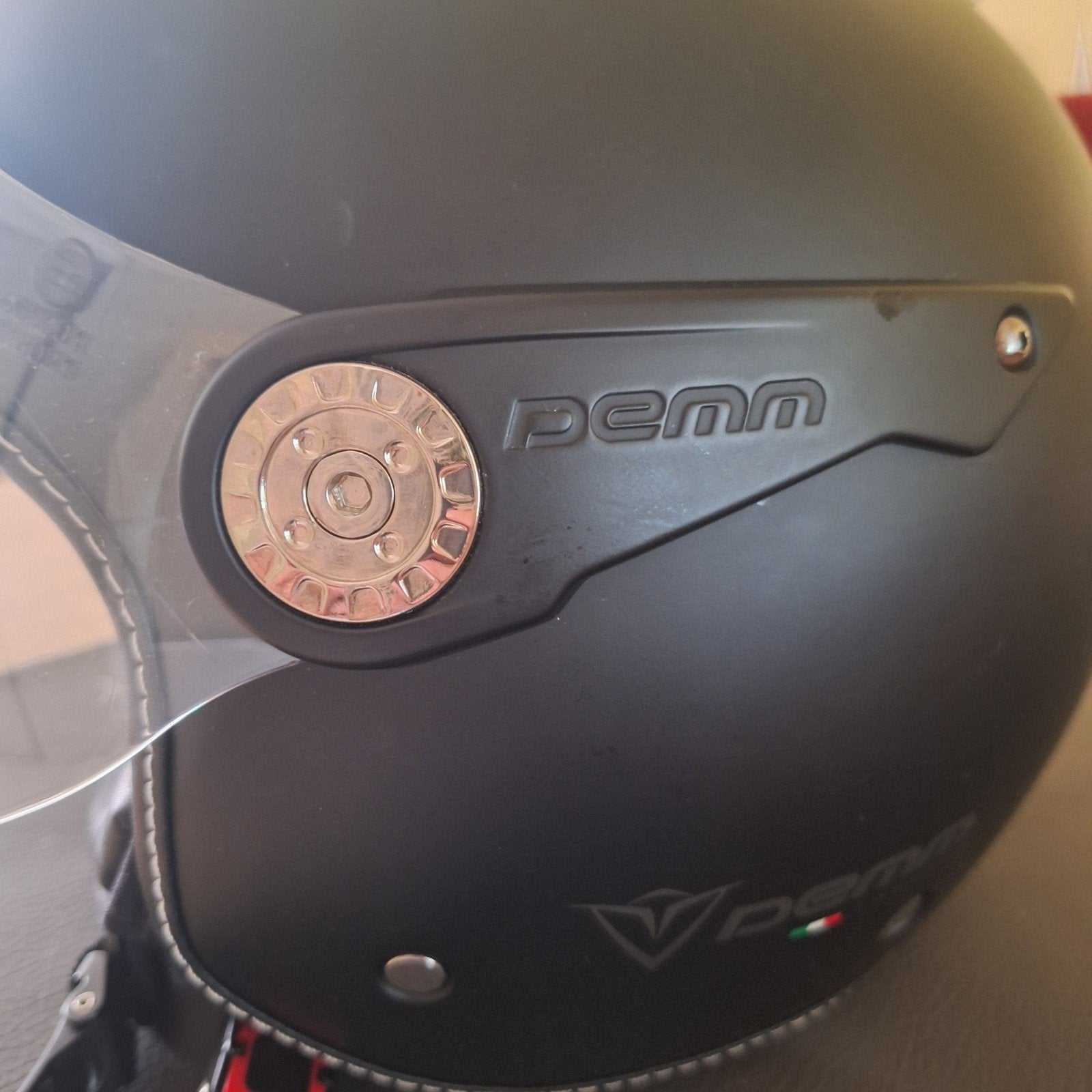 Scooterhelm maat L, ECE 22.06, Fietsen en Brommers, Brommerhelmen, Ophalen of Verzenden, Zo goed als nieuw, Large, Demm