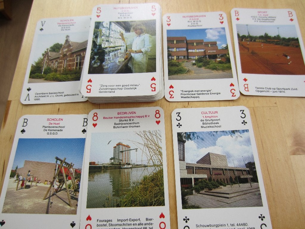 Kwartetspel van de gemeente Doetinchem. Historie!, Ophalen of Verzenden, Zo goed als nieuw, Kwartet(ten)