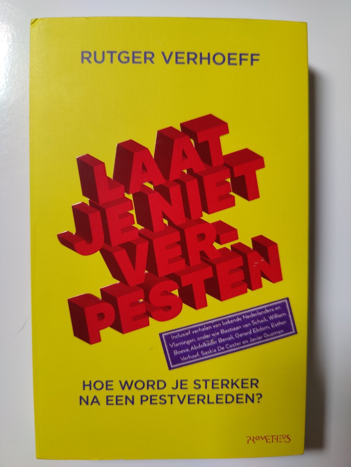 Laat je niet verpesten - Rutger Verhoeff, Boeken, Woordenboeken, Rutger Verhoeff, Ophalen of Verzenden, Zo goed als nieuw, Overige uitgevers