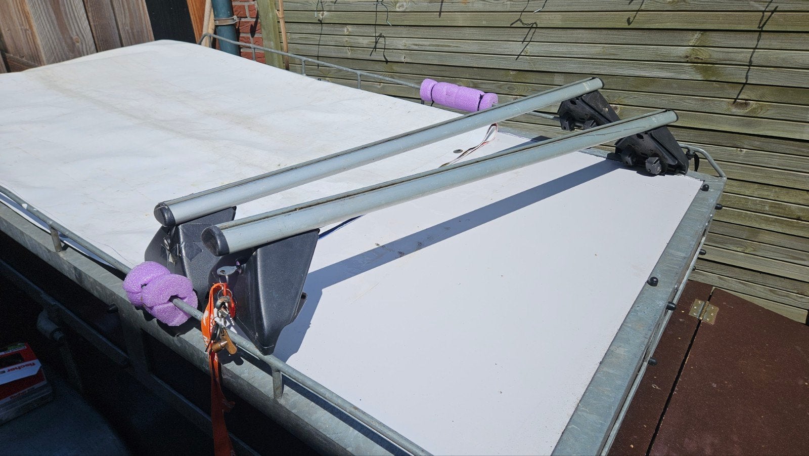 Dakdragers voor aanhanger of kleine caravan, Auto diversen, Dakdragers, Ophalen, Gebruikt