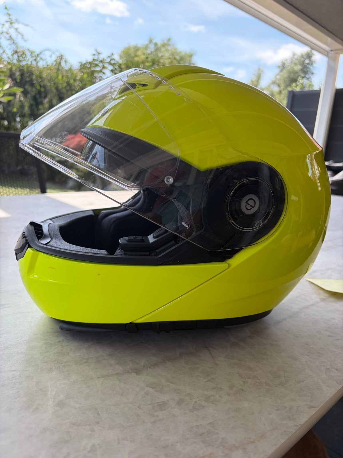 Schuberth C3 Pro Systeemhelm met geïntegreerd communicatiesy, Systeemhelm, Heren, 3XL of groter, Tweedehands