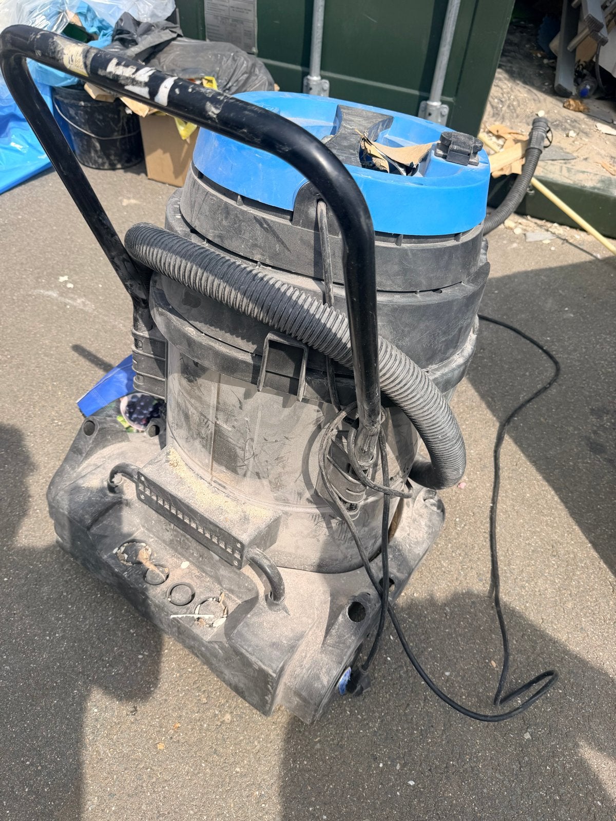 HBM Machines Wet/Dry Vacuum Cleaner 60L 2400W, Overige merken, Gebruikt, Ophalen of Verzenden, Industriële stofzuiger
