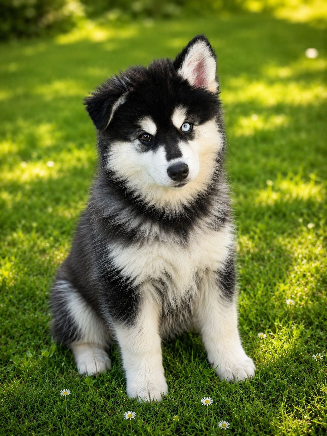 Lief en gezond Pomsky F4 puppy reutje mini husky pup, 8 tot 15 weken, Parvo, Eén hond, Nederland