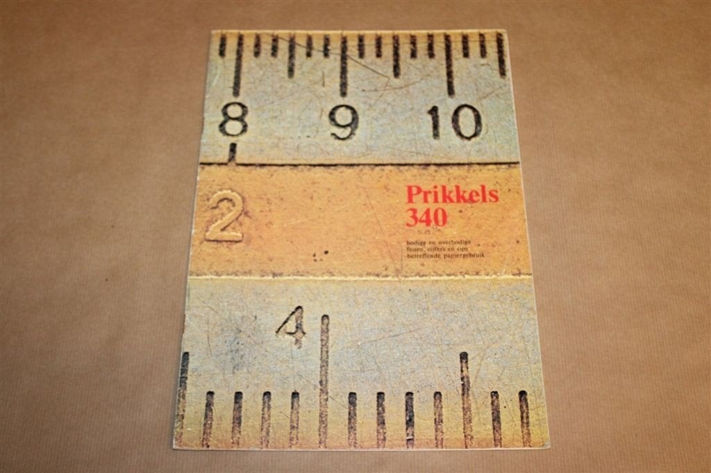 Prikkels 340 — Papierformaten en Grafische Tabellen 1973, Ophalen of Verzenden, Gelezen, Fotografen