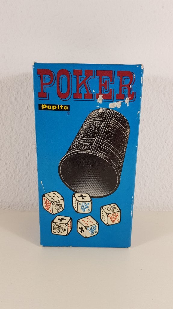 Vintage Poker, Papita 1979, compleet. 6A5, Tweedehands verkoop, Tweedehands verkoop, Gebruikt, Ophalen of Verzenden