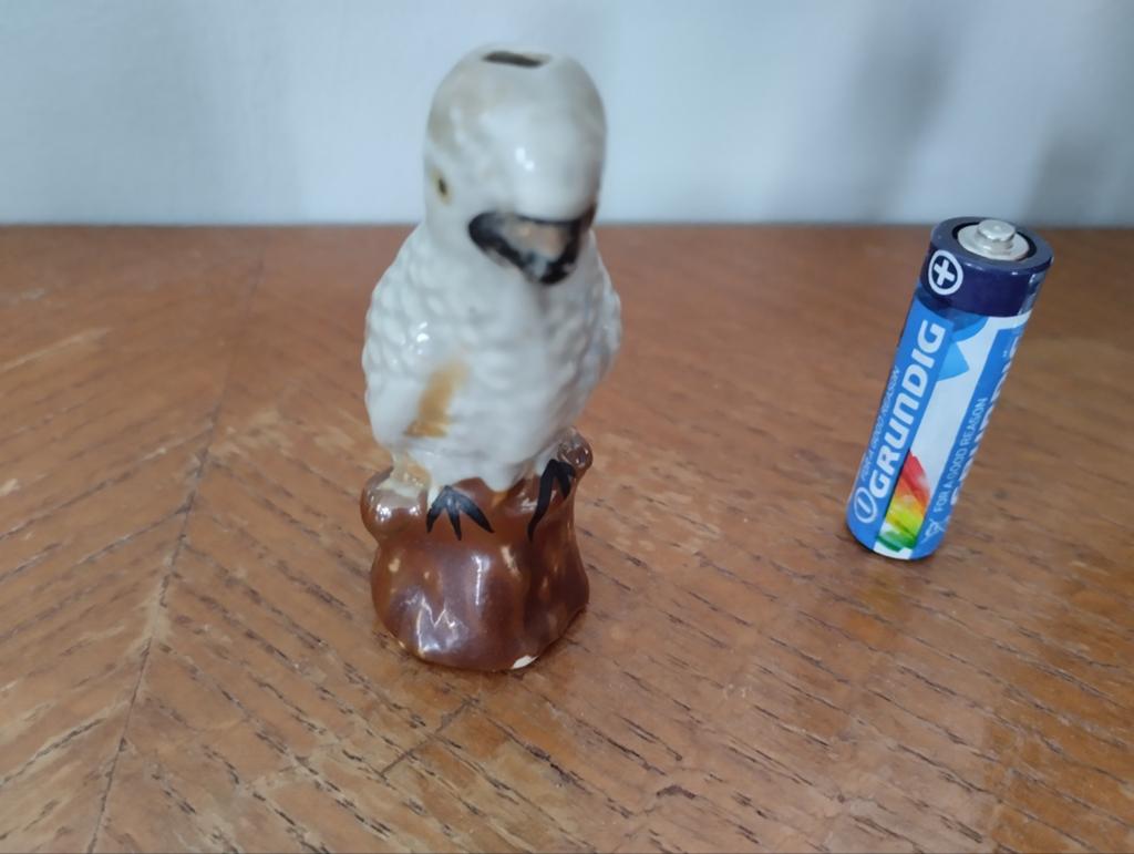 Oud aardewerk papagaaitje, Ophalen of Verzenden, Zo goed als nieuw