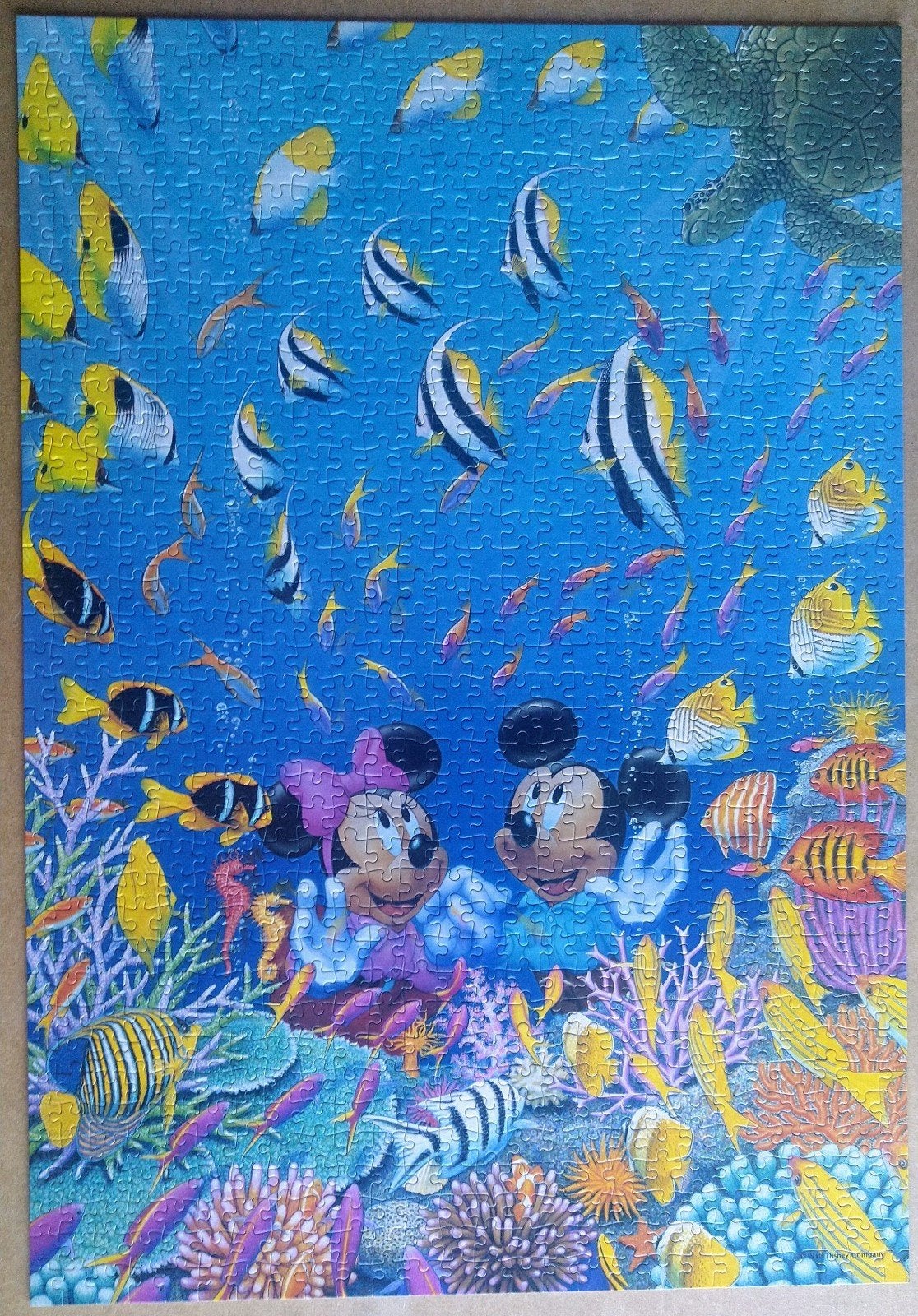 Disney puzzel Tenyo, Ophalen, 500 t/m 1500 stukjes, Zo goed als nieuw, Legpuzzel