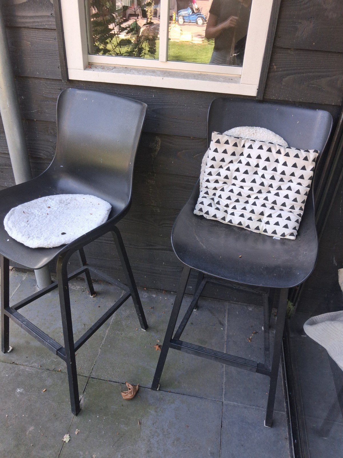 Hartman barstoelen / tuinstoelen (2 stuks), Tuin en Terras, Tuinstoelen, Ophalen, Gebruikt, Kunststof
