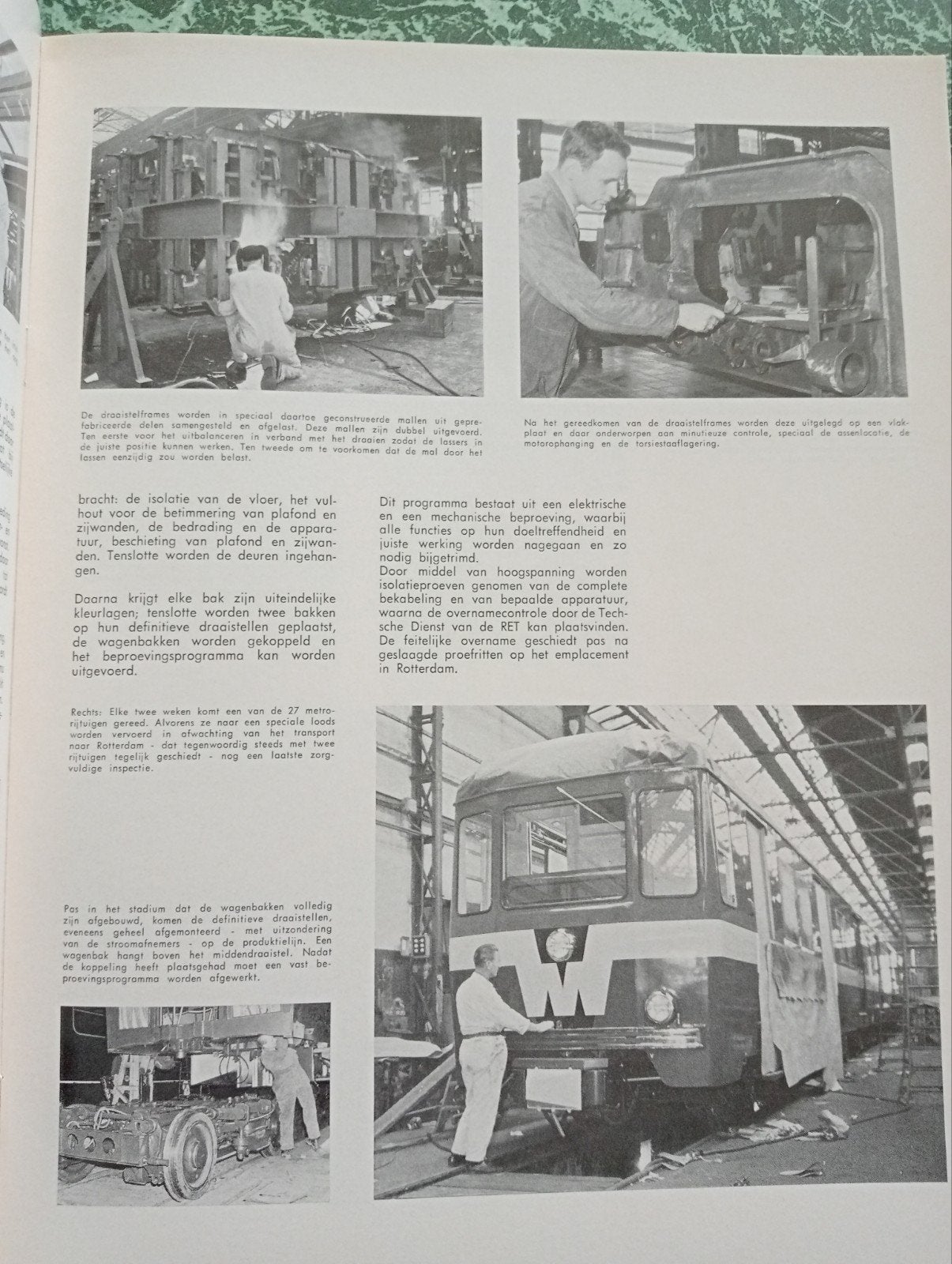 Metro Rotterdam uitgave 1966 - Jeanette Kossmann omslag, Verzamelen, Spoorwegen en Tramwegen, Ophalen of Verzenden, ., ., .