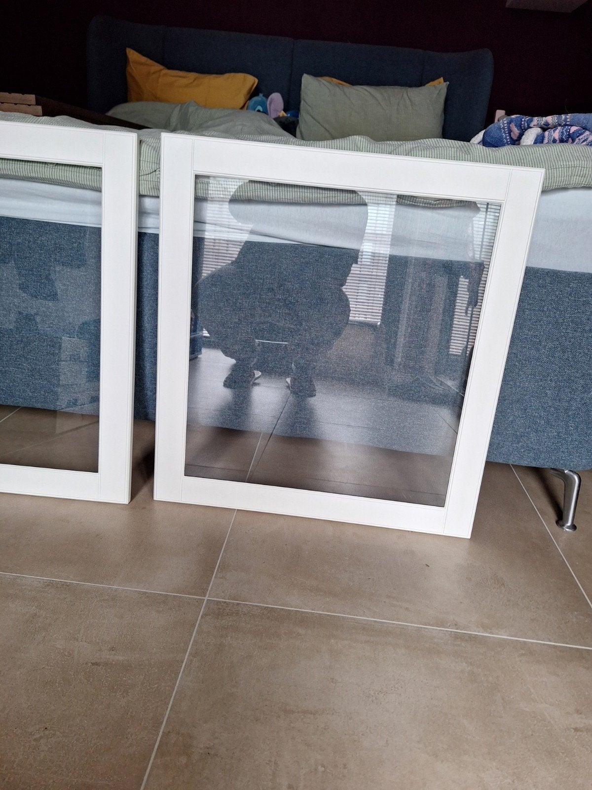 Ikea glazen Bestå deurtjes, Huis en Inrichting, Kasten | Vitrinekasten, Ophalen, 25 tot 50 cm, 50 tot 100 cm, Minder dan 100 cm