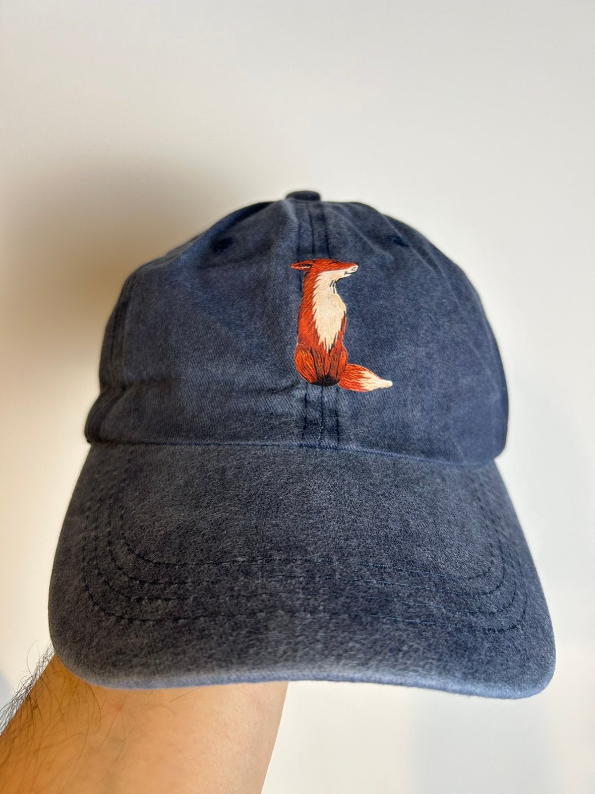 Baseball cap, fox, navy, Kleding | Dames, Ophalen of Verzenden, Zo goed als nieuw
