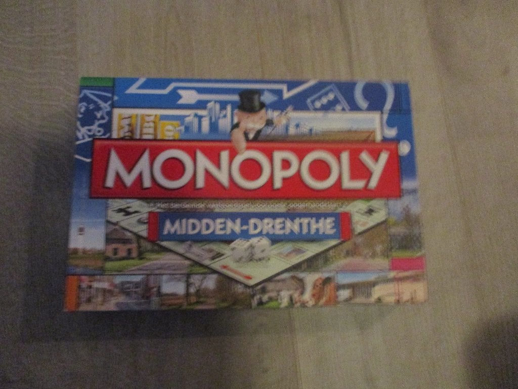 bordspel nieuw Monopoly Midden - Drenthe Monopolie limited, Vijf spelers of meer, Ophalen of Verzenden, Nieuw, Monopoly