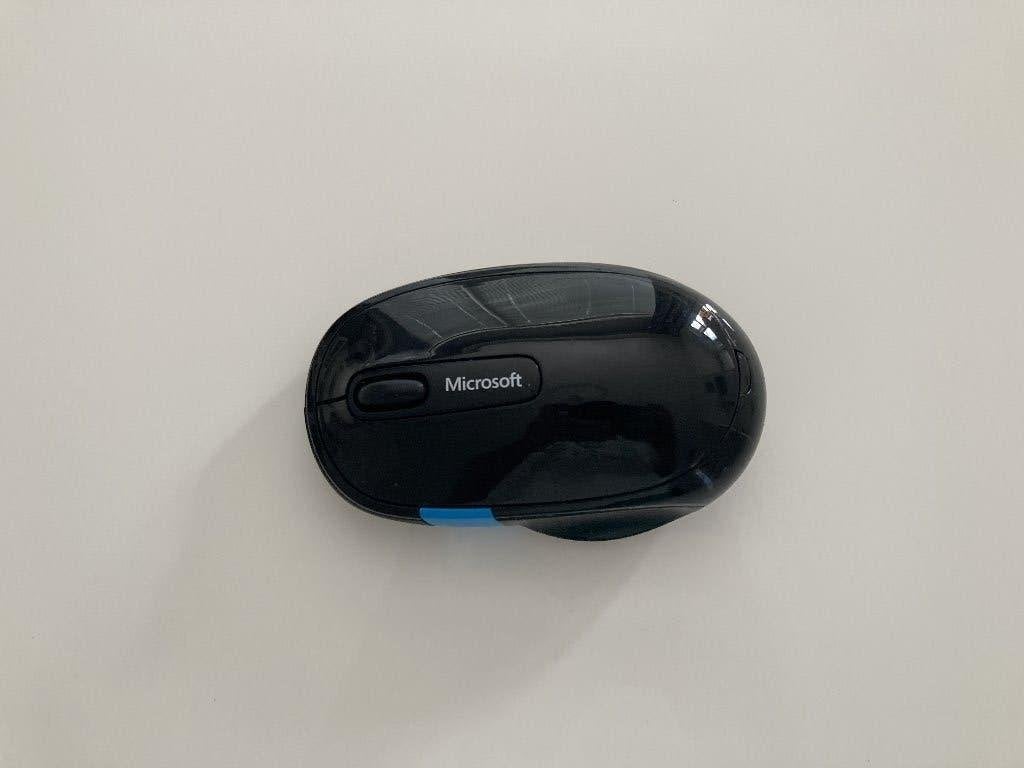 Microsoft comfort mouse zwart, Computers en Software, Muizen, Rechtshandig, Muis, Ergonomisch, Ophalen of Verzenden
